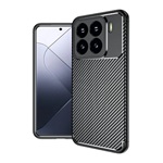 Xiaomi 15 GIGAPACK Szilikon telefonvédő ütésállóság, karbon minta, FEKETE