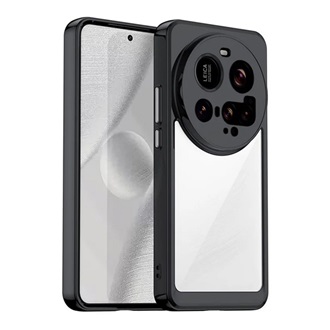 Xiaomi 15 Ultra GIGAPACK Szilikon telefonvédő ütésállóság, átlátszó hátlap, FEKETE