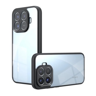 Xiaomi 17T Pro GIGAPACK Szilikon telefonvédő ütésállóság, átlátszó hátlap, FEKETE