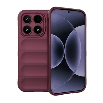 Xiaomi 17 GIGAPACK Szilikon telefonvédő ütésállóság, 3D, BORDÓ