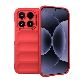 Xiaomi 17 GIGAPACK Szilikon telefonvédő ütésállóság, 3D, PIROS
