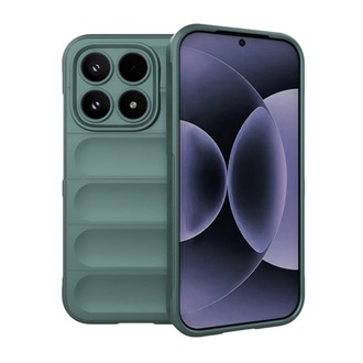 Xiaomi 17 GIGAPACK Szilikon telefonvédő ütésállóság, 3D, SÖTÉTZÖLD