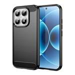 Xiaomi 17 GIGAPACK Szilikon telefonvédő ütésállóság, karbon minta, FEKETE