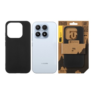Xiaomi 17 TACTICAL TPU szilikon telefonvédő ultravékony, ütésállóság, FEKETE