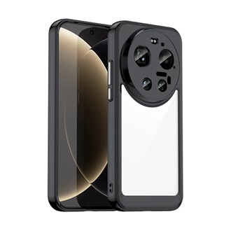 Xiaomi 17 Ultra GIGAPACK Szilikon telefonvédő ütésállóság, átlátszó hátlap, FEKETE
