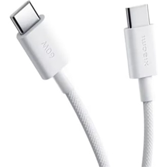 Xiaomi 3A USB-C - USB-C M/M töltőkábel 1m fehér