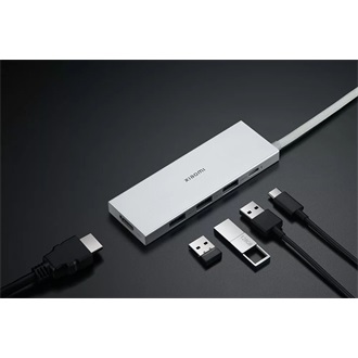 Xiaomi 5-port 90W USB-C dokkoló ezüst