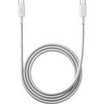 Xiaomi 6A Braided USB-C - USB-C M/M töltőkábel 1m fehér