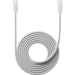 Xiaomi 6A Braided USB-C - USB-C M/M töltőkábel 2m fehér