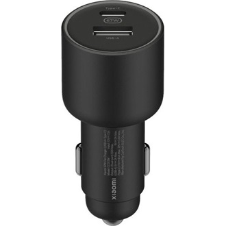 Xiaomi Car Charger 67W univerzális autós töltő adapter fekete