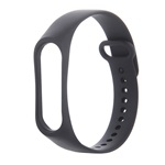 Xiaomi MI Band 3 Gigapack pótszíj egyedi méret, szilikon, FEKETE