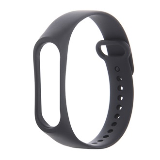 Xiaomi MI Band 3 Gigapack pótszíj egyedi méret, szilikon, FEKETE