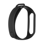 Xiaomi MI Band 4 / MI Band 3 TACTICAL 513 pótszíj egyedi méret, szilikon, FEKETE