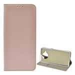 Xiaomi Mi 10T Lite 5G Gigapack tok álló, bőr hatású FLIP, asztali tartó, ROZÉARANY