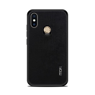 Xiaomi Mi 8 SE MOFI BRIGHT SHIELD szilikon telefonvédő textil hátlap FEKETE