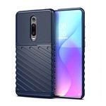 Xiaomi Mi 9T GIGAPACK szilikon telefonvédő ütésállóság, dombor minta, SÖTÉTKÉK