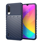 Xiaomi Mi A3 GIGAPACK szilikon telefonvédő ütésállóság, dombor minta, SÖTÉTKÉK