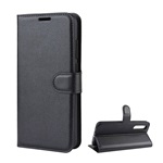 Xiaomi Mi A3 GIGAPACK tok álló, bőr hatású FLIP, prémium, FEKETE
