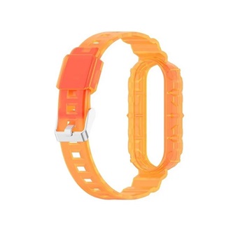 Xiaomi Mi Band 5 Gigapack pótszíj egyedi méret, ütésállóság, NARANCS