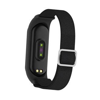 Xiaomi Mi Band 6 Gigapack pótszíj egyedi méret, textil, FEKETE