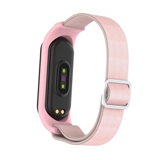 Xiaomi Mi Band 6 Gigapack pótszíj egyedi méret, textil, RÓZSASZÍN