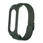 Xiaomi Mi Band 6 Gigapack pótszíj egyedi méret, textil, SÖTÉTZÖLD