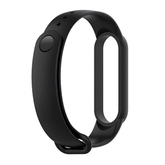 Xiaomi Mi Band 6 NFC Gigapack pótszíj egyedi méret, fém kapocs, FEKETE