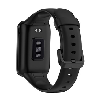 Xiaomi Mi Band 7 Pro Gigapack pótszíj egyedi méret, szilikon, FEKETE