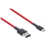 Xiaomi Mi Braided USB-C -> USB-A 2.0 M/M adatkábel 1m piros