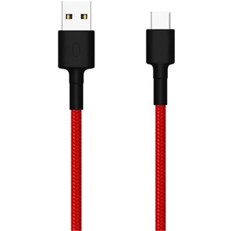 Xiaomi Mi Braided USB-C -> USB-A 2.0 M/M adatkábel 1m piros