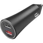 Xiaomi Mi Dual-Port Charger 37W univerzális autós töltő adapter fekete
