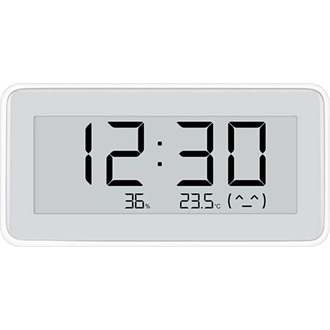 Xiaomi Mi Home Temperature and Humidity Monitor Clock hőmérséklet + páratartalom érzékelő fehér