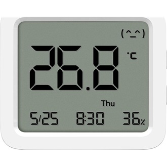 Xiaomi Mi Temperature and Humidity Monitor 3 smart home Bluetooth hőmérséklet + páratartalom érzékelő fehér