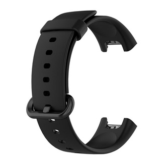 Xiaomi Mi Watch Lite Gigapack pótszíj egyedi méret, szilikon, FEKETE
