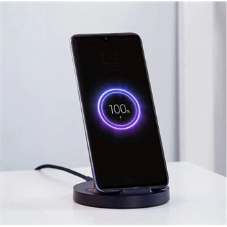 Xiaomi Mi Wireless Charging Stand 20W telefon vezeték nélküli töltő adapter fekete