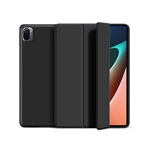 Xiaomi Pad 5 Gigapack tok álló, bőr hatású FLIP, asztali tartó, FEKETE