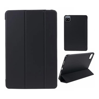 Xiaomi Pad 6 Gigapack tok álló, bőr hatású FLIP, asztali tartó, FEKETE