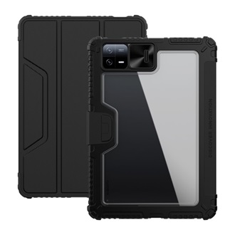Xiaomi Pad 6 NILLKIN BUMPER PRO szilikon telefonvédő aktív FLIP, asztali tartó, FEKETE