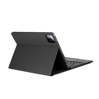 Xiaomi Pad 8 Pro / Pad 8 DUX DUCIS TK bluetooth billentyűzet + touch pad asztali tartó, ceruza tartó, FEKETE