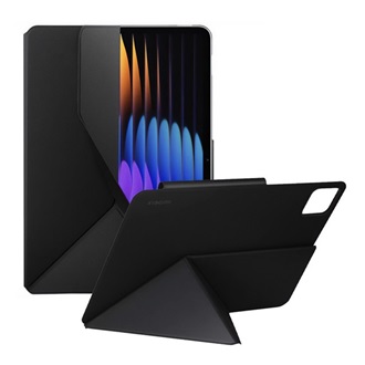 Xiaomi Pad 8 Pro / Pad 8 / Pad 7 Pro XIAOMI tok álló, bőr hatású aktív FLIP, asztali tartó, FEKETE