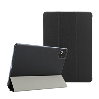 Xiaomi Pad 8 Pro TACTICAL BOOK TRIFOLD tok álló, bőr hatású aktív FLIP, asztali tartó, FEKETE