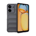 Xiaomi Poco C65 4G Gigapack Szilikon telefonvédő ütésállóság, 3D, SÖTÉTSZÜRKE