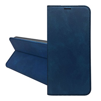 Xiaomi Poco C65 GIGAPACK Tok álló, bőr hatású FLIP, prémium, SÖTÉTKÉK