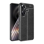 Xiaomi Poco F6 4G Gigapack Szilikon telefonvédő ütésállóság, varrás minta, FEKETE