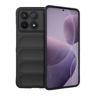 Xiaomi Poco F6 Pro 4G Gigapack Szilikon telefonvédő ütésállóság, 3D, FEKETE