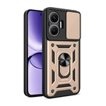 Xiaomi Poco F7 GIGAPACK Defender szilikon telefonvédő ütésállóság, kameravédő, ARANY