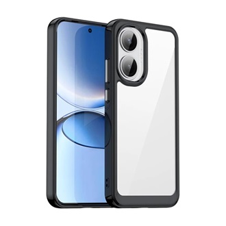 Xiaomi Poco F7 GIGAPACK Szilikon telefonvédő ütésállóság, átlátszó hátlap, FEKETE