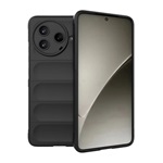 Xiaomi Poco F7 Pro GIGAPACK Szilikon telefonvédő ütésállóság, 3D, FEKETE