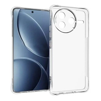 Xiaomi Poco F7 Pro GIGAPACK Szilikon telefonvédő ütésállóság, légpárnás sarok, ÁTLÁTSZÓ