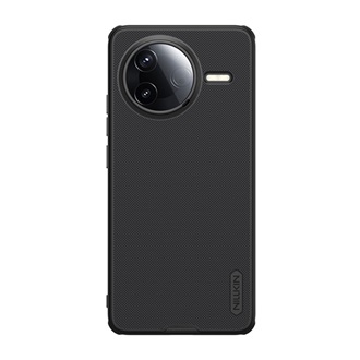 Xiaomi Poco F7 Pro NILLKIN SUPER FROSTED PRO MAGNETIC műanyag telefonvédő mágneses, gumírozott, FEKETE